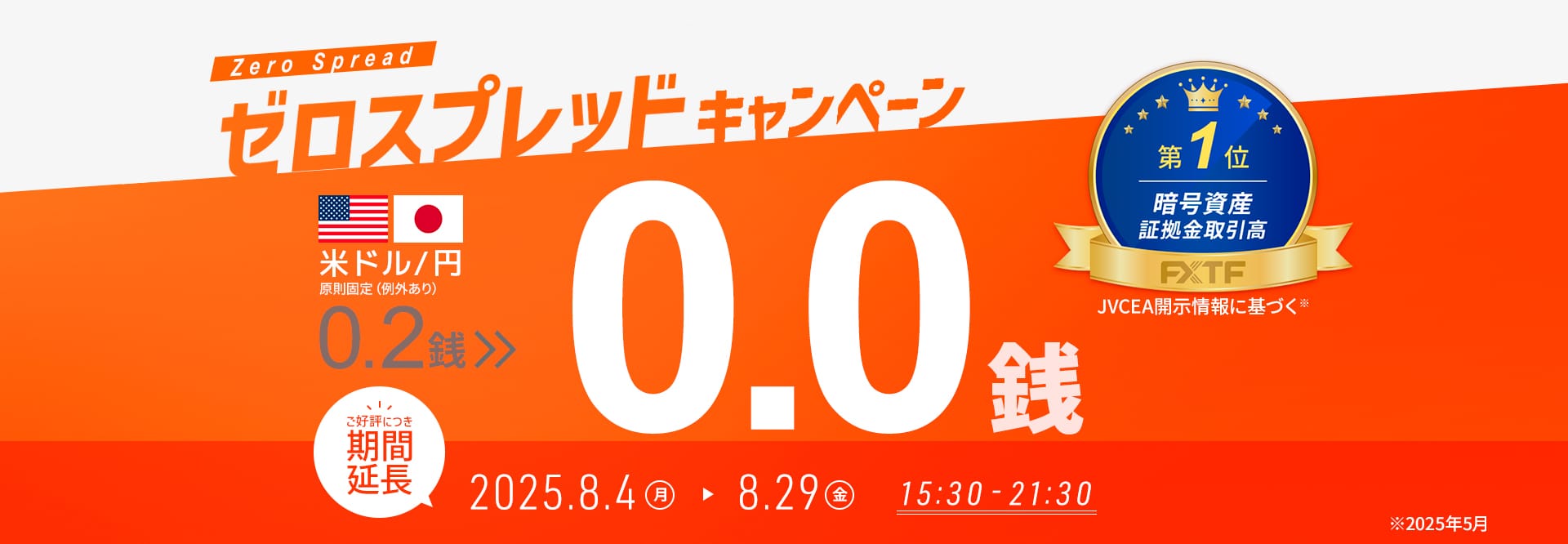 20.ドル円ゼロスプレッド 