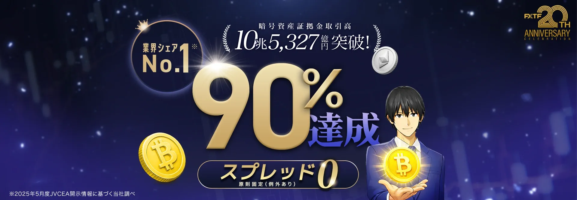 80.暗号資産業界シェア90％ 